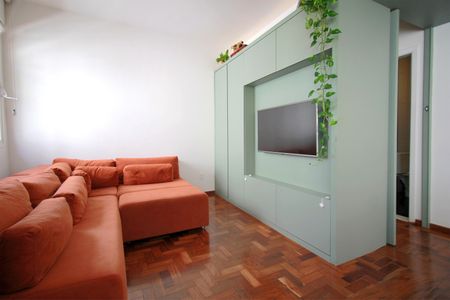 Sala de apartamento à venda com 2 quartos, 80m² em São Lucas, Belo Horizonte