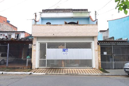 Casa para alugar com 137m², 2 quartos e 1 vagaFachada do imóvel - Placa instalada no portão do imóvel - Código da placa: YIXW-1742