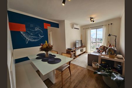 Sala de jantar de apartamento à venda com 2 quartos, 68m² em Vila Industrial (Campinas), Campinas