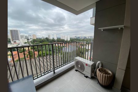 Studio para alugar com 28m², 1 quarto e sem vagaVaranda