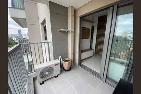Studio para alugar com 28m², 1 quarto e sem vagaVaranda