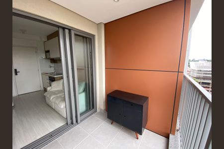 Studio para alugar com 28m², 1 quarto e sem vagaVaranda