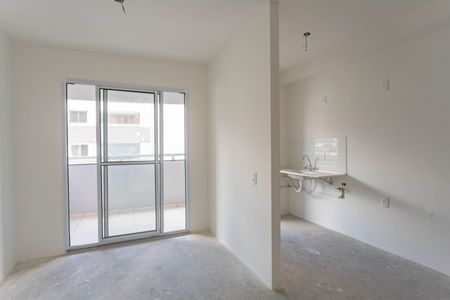 Sala  de apartamento à venda com 2 quartos, 45m² em Canhema, Diadema