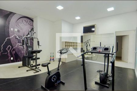 Apartamento para alugar com 38m², 1 quarto e 1 vaga Apartamento para alugar com 38m², 1 quarto e 1 vagaÁrea Comum - Academia