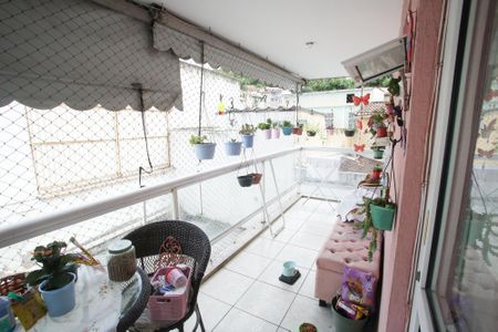 Varanda da Sala de apartamento à venda com 2 quartos, 89m² em Taquara, Rio de Janeiro