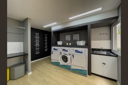 Apartamento para alugar com 38m², 2 quartos e sem vaga Apartamento para alugar com 38m², 2 quartos e sem vagaÁrea Comum - Lavanderia