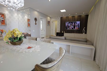 Sala e Sala de Jantar de apartamento à venda com 2 quartos, 92m² em Jardim, Santo André