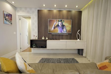 Sala de apartamento à venda com 2 quartos, 92m² em Jardim, Santo André