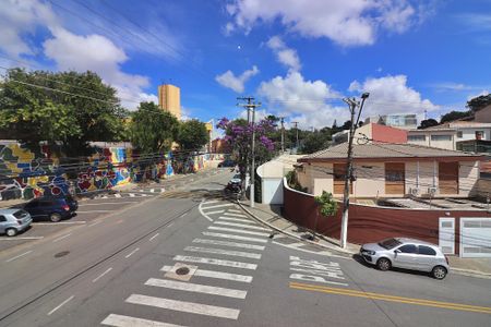 Quarto/Cozinha Vista  de kitnet/studio para alugar com 1 quarto, 23m² em Jardim do Mar, São Bernardo do Campo