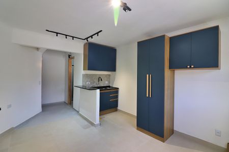 Quarto/Cozinha  de kitnet/studio para alugar com 1 quarto, 23m² em Jardim do Mar, São Bernardo do Campo