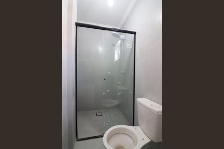Banheiro Social de kitnet/studio para alugar com 1 quarto, 23m² em Jardim do Mar, São Bernardo do Campo