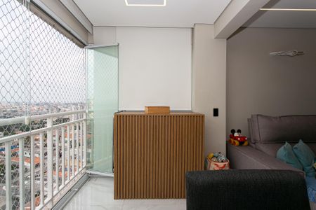 Varanda gourmet de apartamento à venda com 2 quartos, 58m² em Penha de França, São Paulo