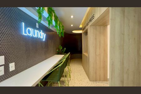 Studio para alugar com 25m², 1 quarto e sem vagaLavanderia