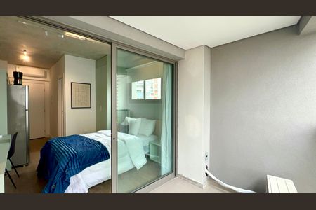 Studio para alugar com 25m², 1 quarto e sem vagaVaranda