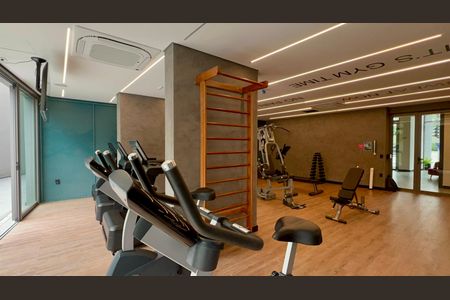 Studio para alugar com 25m², 1 quarto e sem vagaAcademia