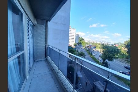 Varanda da Sala de apartamento para alugar com 2 quartos, 100m² em Itararé, São Vicente