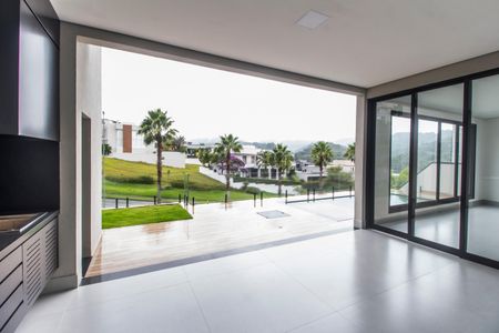 Vista da Sala de casa de condomínio à venda com 4 quartos, 350m² em Cidade Tamboré, Santana de Parnaíba