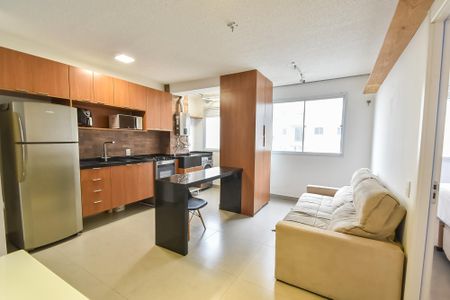 Sala de apartamento para alugar com 1 quarto, 36m² em Liberdade, São Paulo