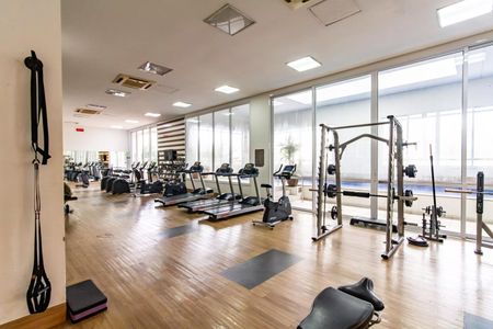 Apartamento para alugar com 49m², 1 quarto e 1 vaga Apartamento para alugar com 49m², 1 quarto e 1 vagaÁrea comum - Academia