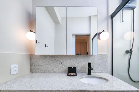 Studio à venda com 24m², 1 quarto e sem vagaBanheiro 