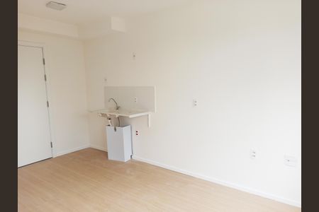 Detalhe - Quarto e Cozinha de apartamento para alugar com 1 quarto, 20m² em Vila Jaguara, São Paulo