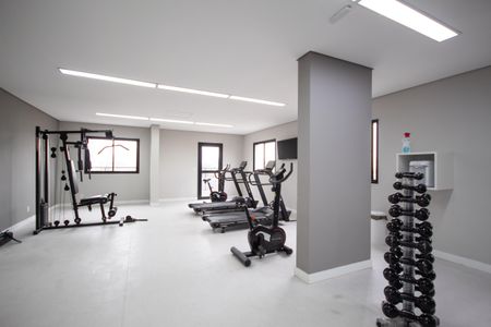 Apartamento para alugar com 49m², 2 quartos e 2 vagasÁrea comum - Academia