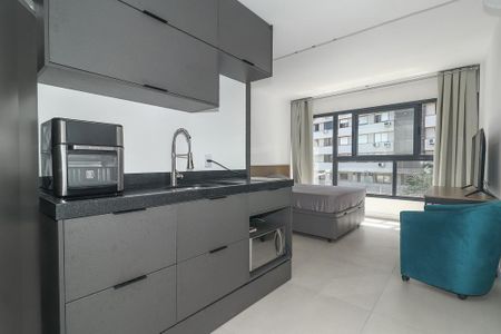 Apartamento para alugar com 34m², 1 quarto e 1 vagaSala / Quarto / Cozinha