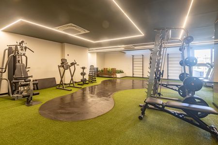 Studio à venda com 28m², 1 quarto e sem vaga Studio à venda com 28m², 1 quarto e sem vagaAcademia