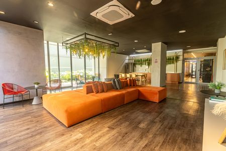Studio à venda com 28m², 1 quarto e sem vaga Studio à venda com 28m², 1 quarto e sem vagaÁrea comum - Salão de festas