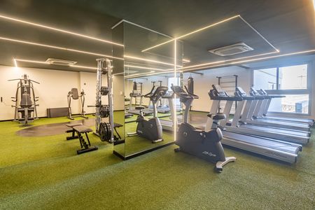 Studio à venda com 28m², 1 quarto e sem vaga Studio à venda com 28m², 1 quarto e sem vagaAcademia