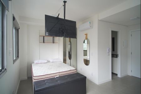 Quarto - Sala de kitnet/studio para alugar com 1 quarto, 29m² em Jardim do Salso, Porto Alegre