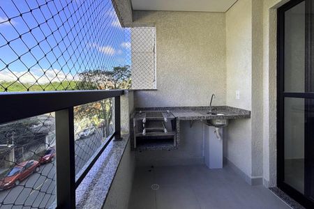 Varanda da Sala de apartamento à venda com 2 quartos, 58m² em Baeta Neves, São Bernardo do Campo
