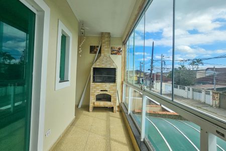 varanda de casa para alugar com 3 quartos, 83m² em Parque Estuario (vicente de Carvalho), Guarujá