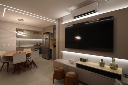 Sala - Jantar de apartamento à venda com 3 quartos, 76m² em Marechal Rondon, Canoas
