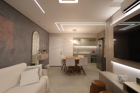 Sala - Jantar de apartamento à venda com 3 quartos, 76m² em Marechal Rondon, Canoas