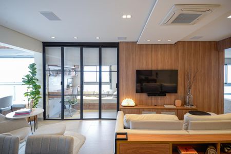 Sala de apartamento para alugar com 2 quartos, 67m² em Chácara Klabin, São Paulo