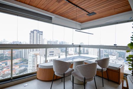 Varanda Gourmet  de apartamento para alugar com 2 quartos, 67m² em Chácara Klabin, São Paulo