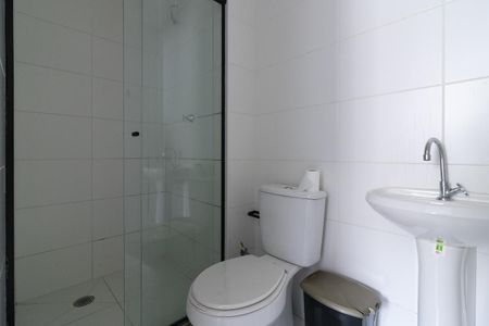 Apartamento para alugar com 28m², 1 quarto e sem vagaBanheiro da Suíte