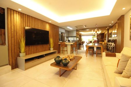 Sala de casa de condomínio para alugar com 3 quartos, 133m² em Patamares, Salvador