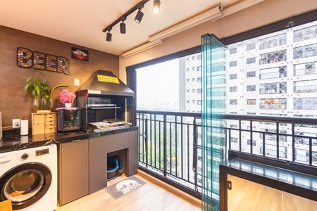 Varanda gourmet de apartamento à venda com 2 quartos, 62m² em Continental, Osasco