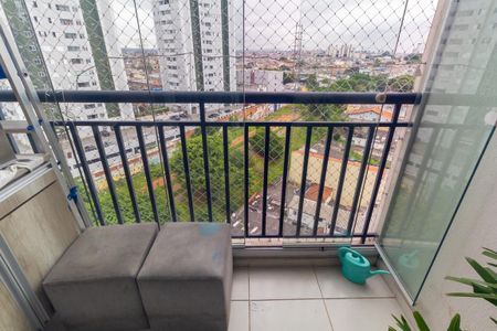 Varanda da Sala de apartamento para alugar com 2 quartos, 55m² em Vila Ivone, São Paulo