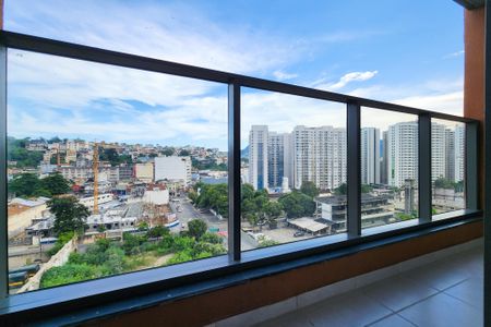 Varanda  de apartamento para alugar com 2 quartos, 45m² em Santo Cristo, Rio de Janeiro