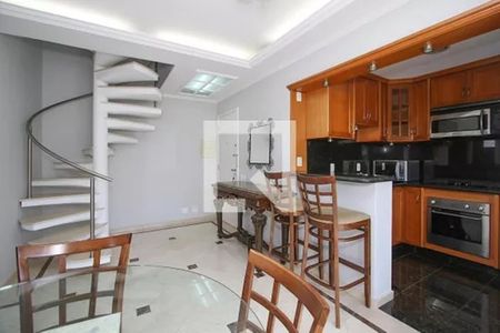 Sala de jantar de apartamento para alugar com 2 quartos, 90m² em Cerqueira César, São Paulo