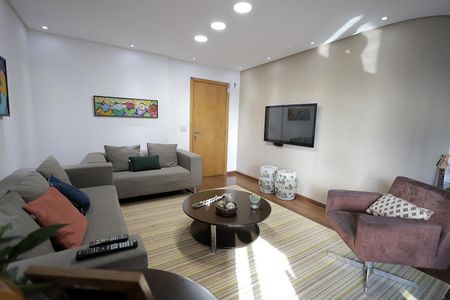 Sala e Sala de Jantar de apartamento à venda com 3 quartos, 136m² em Jardim, Santo André