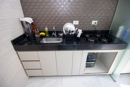 Apartamento à venda com 45m², 2 quartos e 1 vagaCozinha e Área de Serviço