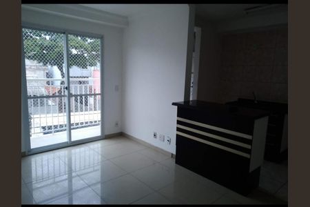 Sala de apartamento à venda com 2 quartos, 54m² em Vila Alzira, Santo André