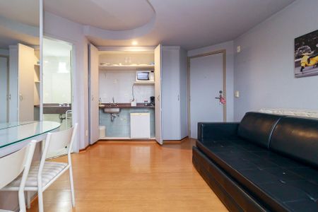 Sala de kitnet/studio à venda com 1 quarto, 35m² em Brooklin, São Paulo