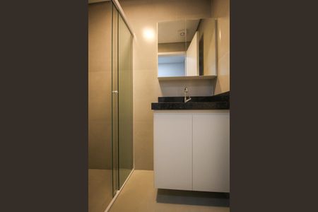 Studio - Banheiro de kitnet/studio para alugar com 1 quarto, 16m² em Santo Amaro, São Paulo