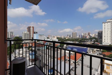 Sacada da Sala de apartamento para alugar com 1 quarto, 39m² em Jardim, Santo André