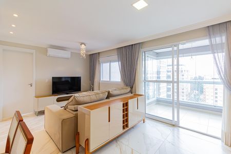 Sala de apartamento para alugar com 2 quartos, 74m² em Chácara Santo Antônio, São Paulo